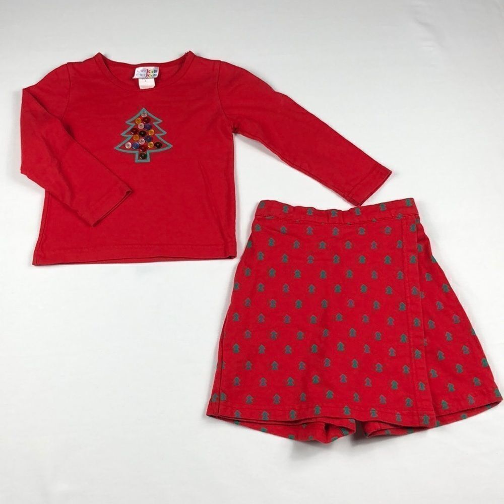 CWD Kids 2-pc Christmas set, size 4, shorts/top
